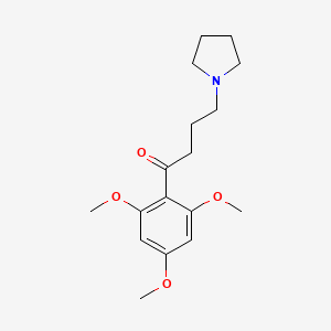 Chemical structure of (R)-tert-butyl 2-((benzyloxy)methyl)morpholine-4-carboxylate