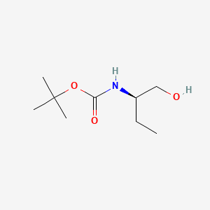 Chemical structure of N-Boc-(R)-(+)-2-amino-1-butanol