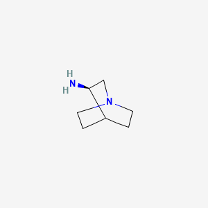 Chemical structure of (R)-Quinuclidin-3-amine