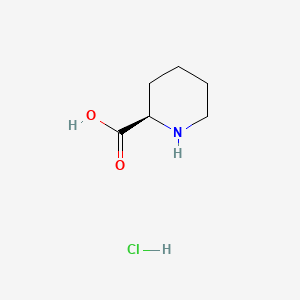 Chemical structure of (R)-Piperidine-2-carboxylic acid hydrochloride
