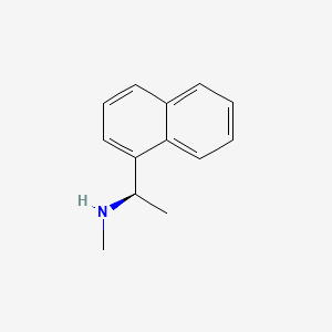 Chemical structure of (R)-(+)-N-Methyl-1-(1-naphthyl)ethylamine