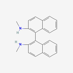 Chemical structure of (R)-N,N'-Dimethyl-1,1'-binaphthyldiamine
