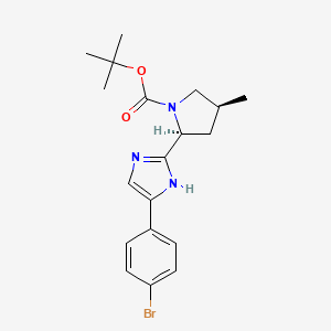 Chemical structure of (R)-N-(4-BROMO-2-CHLORO-5-(TRIFLUOROMETHO