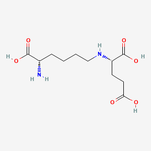 Chemical structure of (R)-N-(3-(methylamino)propyl)tetrahydrofuran-2-carboxamide oxalate