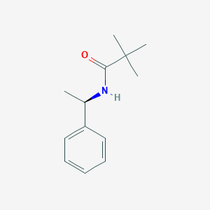 Chemical structure of (R)-N-(1-Phenylethyl)pivalamide