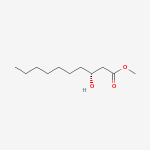 Chemical structure of (R)-Methyl 3-hydroxydecanoate