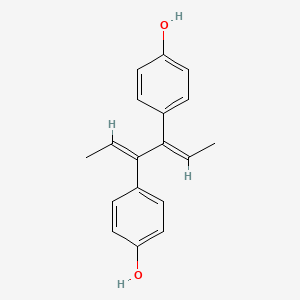 Chemical structure of (R)-Methyl 3-(1-amino-2-hydroxyethyl)benzoate hydrochloride