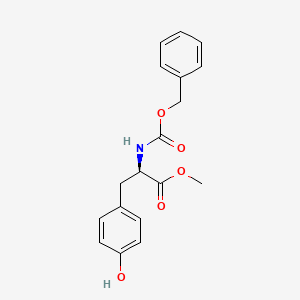 Chemical structure of Z-D-Tyrosine methyl ester