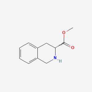 Chemical structure of (R)-Methyl 1,2,3,4-tetrahydroisoquinoline-3-carboxylate
