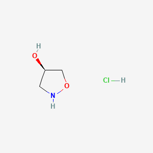 Chemical structure of (R)-Isoxazolidin-4-ol Hydrochloride