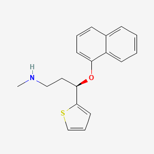 Chemical structure of (R)-Duloxetine