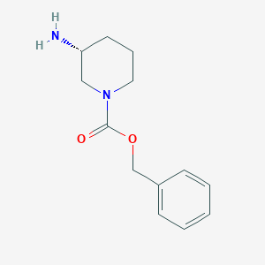 Chemical structure of (R)-1-Cbz-3-aminopiperidine