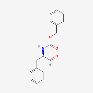 Chemical structure of Cbz-D-Phenylalaninal