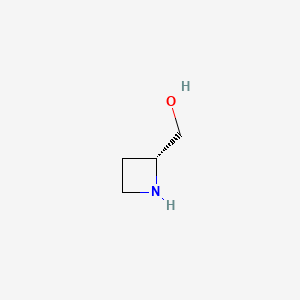 Chemical structure of (R)-2-Azetidinemethanol