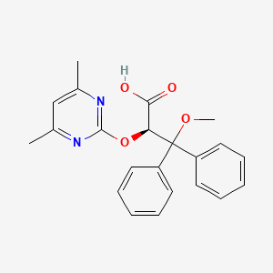 Chemical structure of (R)-AMbrisentan