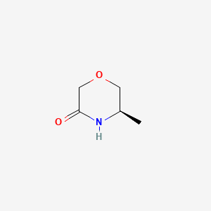 Chemical structure of (R)-5-Methyl-3-morpholinone