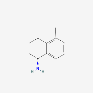 Chemical structure of (R)-5-Methyl-1,2,3,4-tetrahydronaphthalen-1-amine
