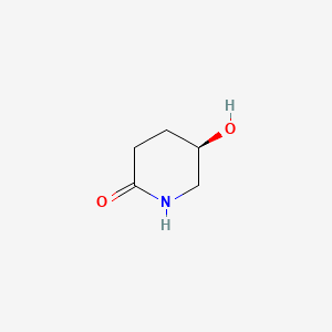 Chemical structure of (R)-5-Hydroxypiperidin-2-one