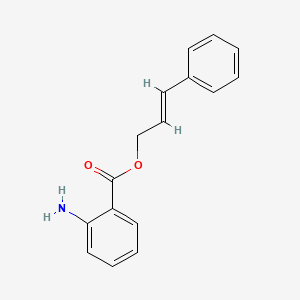 Chemical structure of (R)-5,5-Diphenyl-4-methyl-2-oxazolidinone