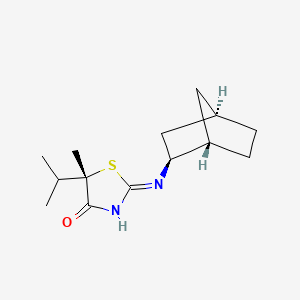 Chemical structure of (R)-4-Morpholino-1-(phenylthio)-2-butylamine