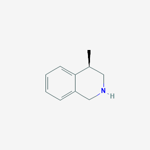 Chemical structure of (R)-4-Methyl-1,2,3,4-tetrahydroisoquinoline