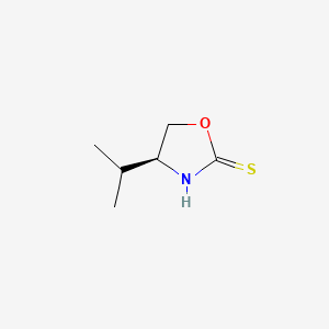 Chemical structure of (R)-4-Isopropyl-3-oxazolidinethione