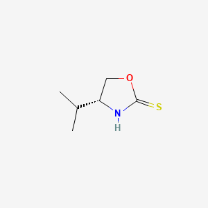 Chemical structure of (R)-4-Isopropyl-2-oxazolidinethione