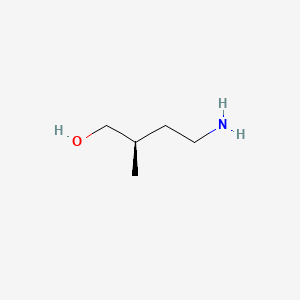 Chemical structure of (R)-4-Amino-2-methyl-1-butanol