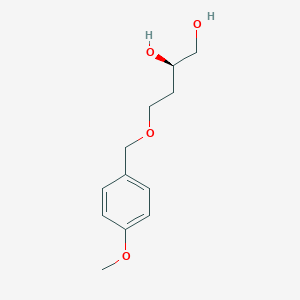 Chemical structure of (R)-4-(4-Methoxybenzyloxy)-1,2-butanediol