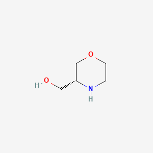 Chemical structure of (R)-3-Hydroxymethylmorpholine
