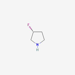 Chemical structure of 3-Fluoropyrrolidine