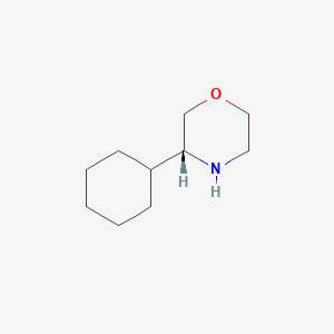 Chemical structure of (R)-3-Cyclohexylmorpholine