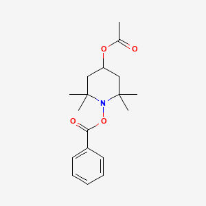 Chemical structure of (R)-3-Benzyl-1-(tert-butoxycarbonyl)piperidine-3-carboxylic acid