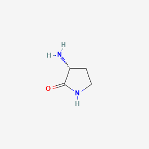 Chemical structure of (R)-3-Aminopyrrolidin-2-one