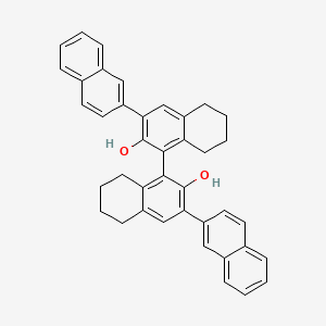Chemical structure of (R)-3,3'-Bis(2-naphthyl)-5,5',6,6',7,7',8,8'-octahydro-1,1'-bi-2,2'-naphthol