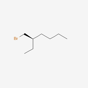 Chemical structure of (R)-3-(Bromomethyl)heptane