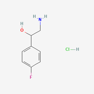 Chemical structure of (R)-3-(1-Aminoethyl)-5-fluorophenol hydrochloride