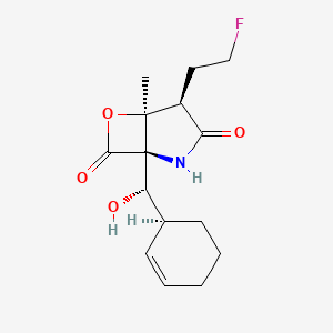 Chemical structure of (R)-3-((tert-Butoxycarbonyl)amino)-4-(4-fluorophenyl)butanoic acid