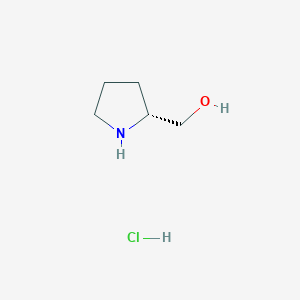 Chemical structure of (R)-2-Pyrrolidinemethanol Hydrochloride