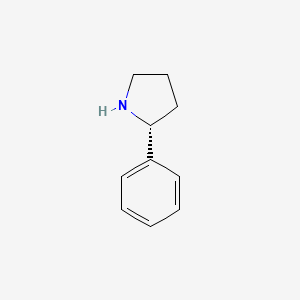 Chemical structure of (R)-2-Phenylpyrrolidine