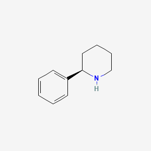 Chemical structure of (R)-2-Phenylpiperidine