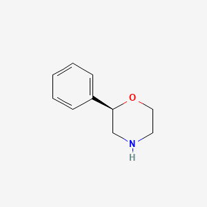 Chemical structure of (R)-2-Phenylmorpholine