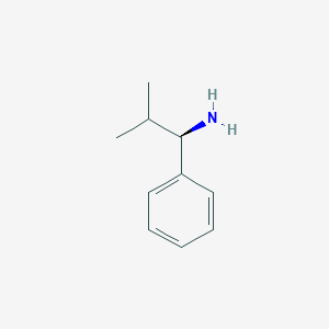 Chemical structure of (R)-2-Methyl-1-phenylpropan-1-amine