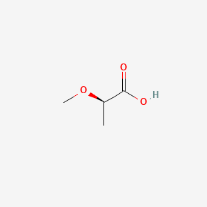 Chemical structure of (R)-2-Methoxypropanoic acid
