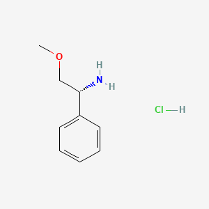 Chemical structure of (R)-2-Methoxy-1-phenylethanamine hydrochloride