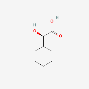 Chemical structure of (R)-2-Cyclohexyl-2-hydroxyacetic acid