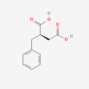 Chemical structure of (R)-2-Benzylsuccinic acid