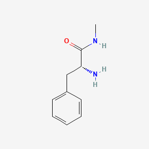 Chemical structure of (R)-2-Amino-N-methyl-3-phenylpropanamide