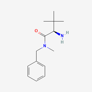 Chemical structure of (R)-2-Amino-N-benzyl-N,3,3-trimethylbutanamide