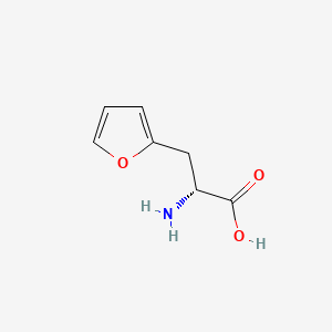 Chemical structure of (R)-2-Amino-3-(furan-2-yl)propanoic acid